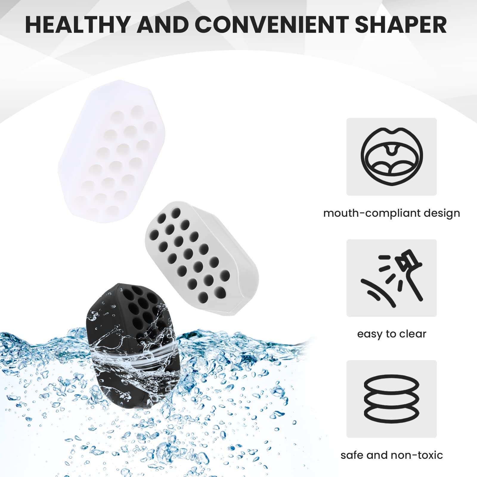 2Pcs Facial Training Masseter Ball | Jawline Exerciser for Face Slimming & Double Chin Reduction