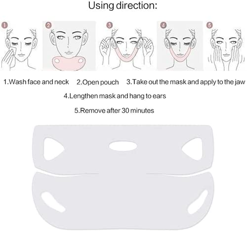 V Shape Face Mask Double Chin Reduction Slimming Patch –  Face Lift Tightening
