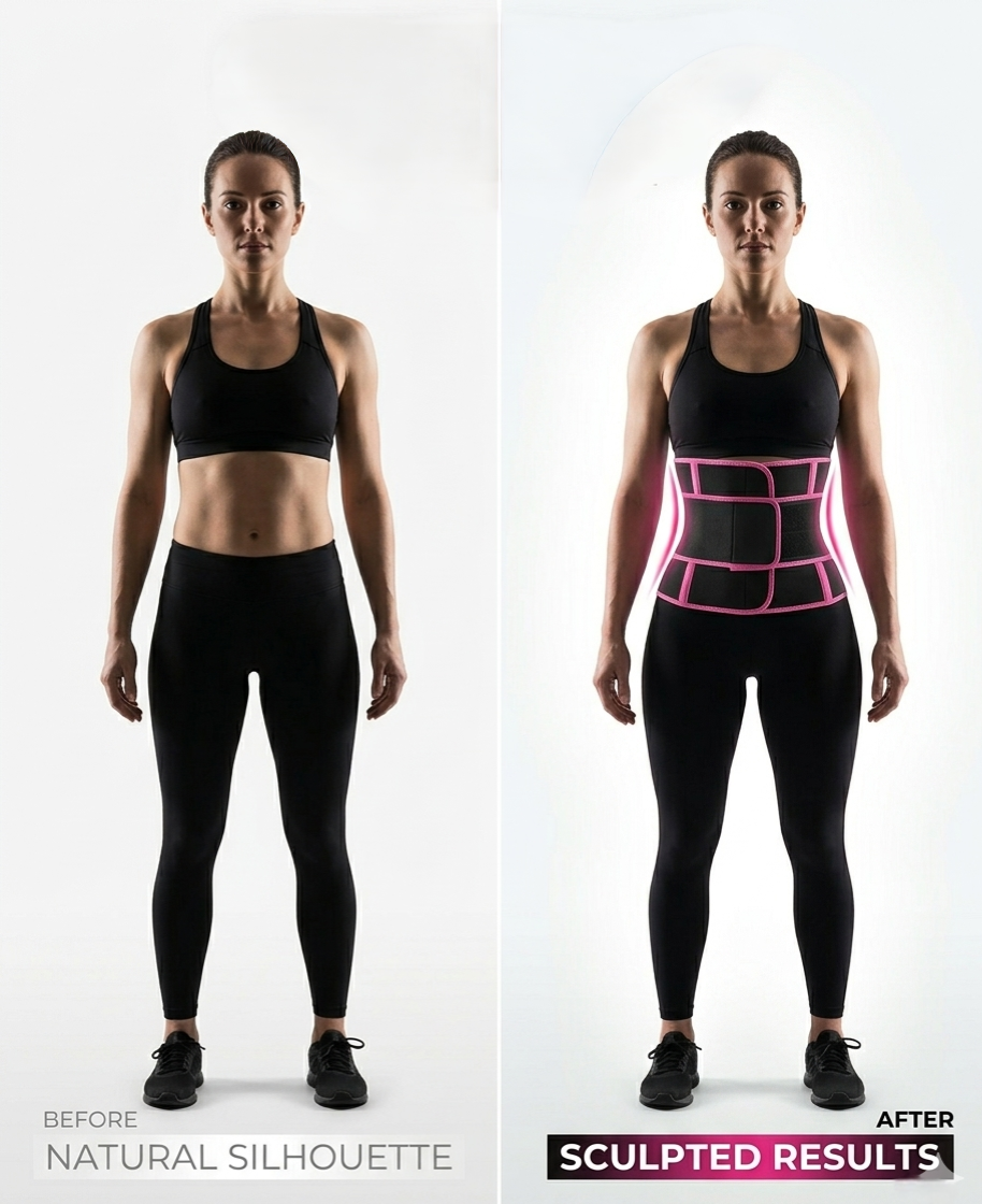 Waist Trimmer Sweat Belt Slimming Tummy Band Waist Trainer