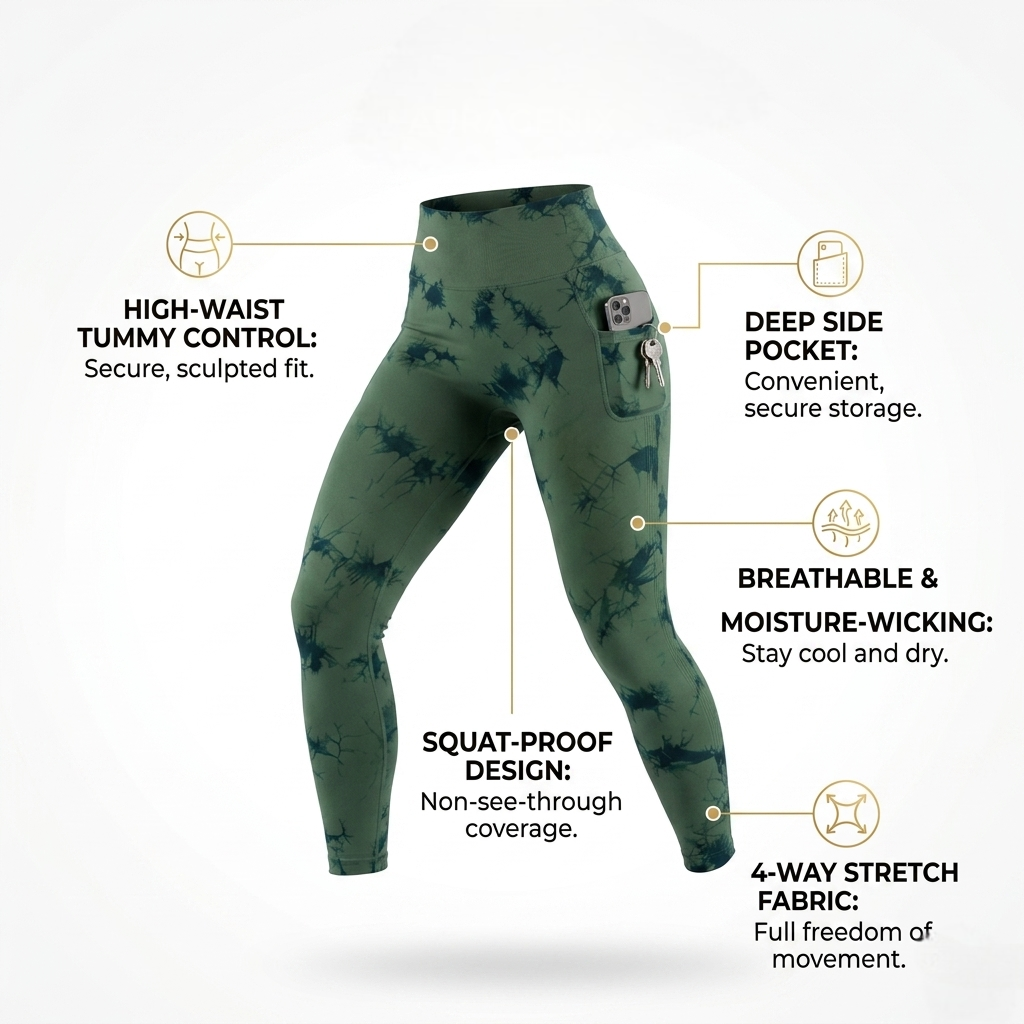 GlowCurve Women's Seamless Yoga Leggings